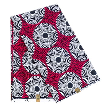 Kit 5 cortes de Tecido Africano Ankara 100% algodão - (0,30cm x 1,18mt)
